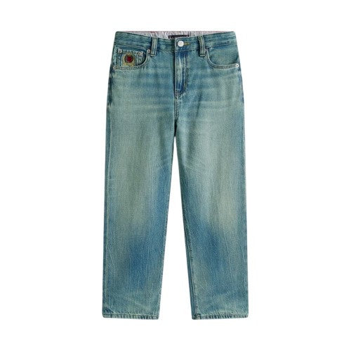 Front - Tommy Hilfiger Childrens/Kids Modern Denim Straight Jeans