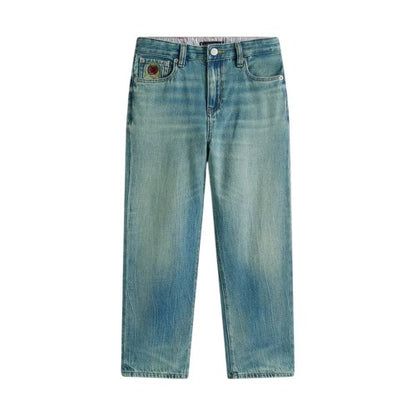 Front - Tommy Hilfiger Childrens/Kids Modern Denim Straight Jeans