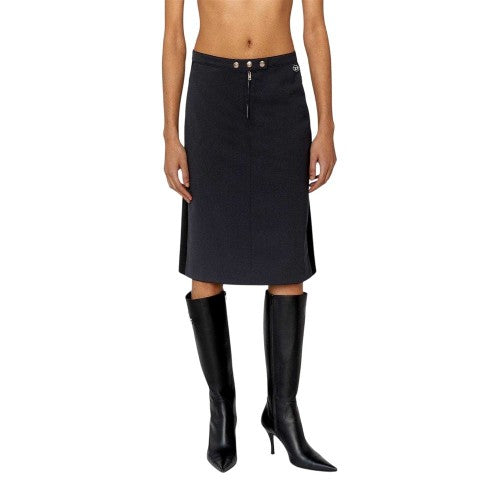 Front - Diesel Womens/Ladies Omal Midi Skirt