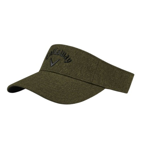 Front - Callaway Mens Metallic Performance Logo Visor Cap