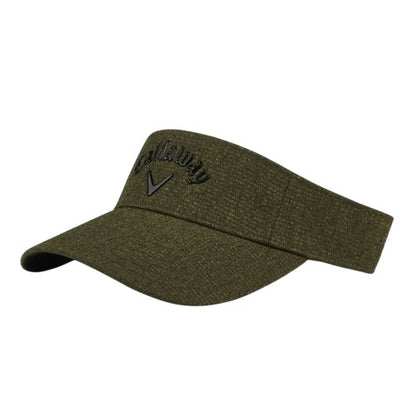 Front - Callaway Mens Metallic Performance Logo Visor Cap