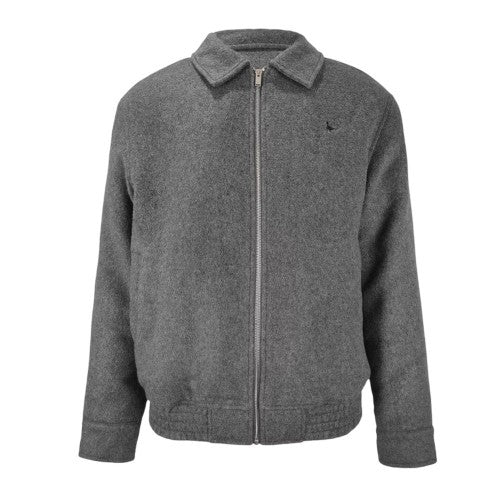 Front - Jack Wills Mens York Wool Blend Bomber Jacket