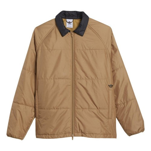 Front - Adidas Mens Relaxed Fit Coach Jacket