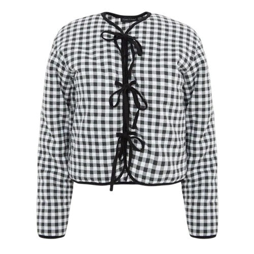 Front - I Saw It First Womens/Ladies Gingham Jacket