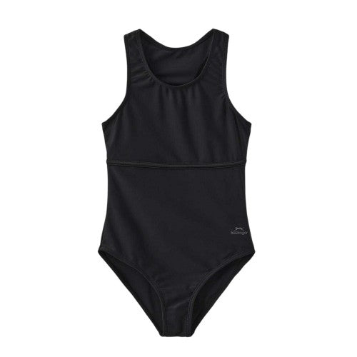 Front - Slazenger Girls Xtra Life One Piece Swimsuit