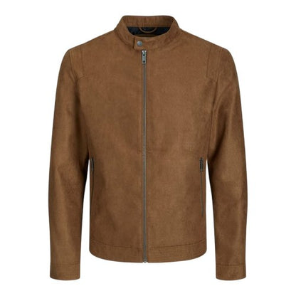 Front - Jack And Jones Mens Plain Zip Pocket Jacket