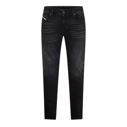 Front - Diesel Mens Denim 5 Pockets Straight Jeans