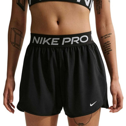 Front - Nike Womens/Ladies Pro 2 in 1 Shorts