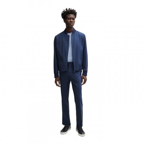 Front - Boss Mens Zip Pocket Regular Bomber Jacket