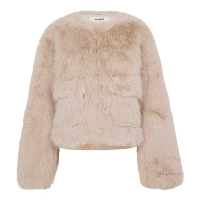 Front - 4th & Reckless Womens/Ladies Reysha Teddy Fleece Jacket