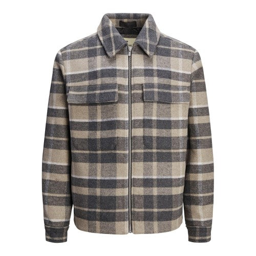 Front - Jack And Jones Mens Russel Wool Blend Jacket
