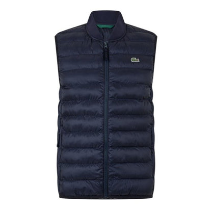 Front - Lacoste Mens Logo Logo Gilet