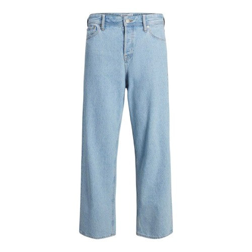 Front - Jack And Jones Mens Alex Wide Leg Jeans