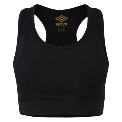 Front - Umbro Womens/Ladies Pro Cropped Training Sports Bra