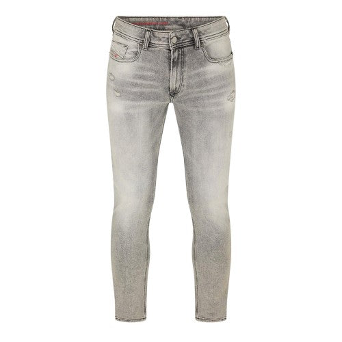 Front - Diesel Mens Denim 5 Pockets Straight Leg Jeans