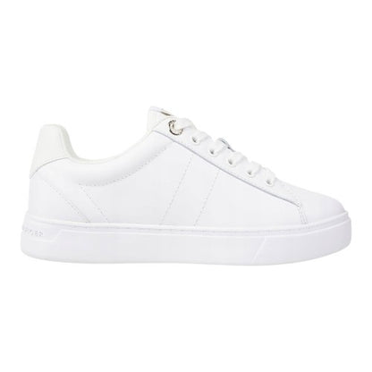 Front - Tommy Hilfiger Womens/Ladies Flat Court Trainers