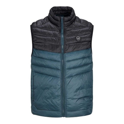 Front - Jack And Jones Mens Sprint Colour Block Logo Gilet
