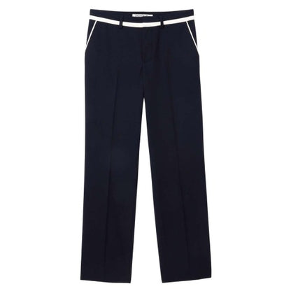 Front - Lacoste Mens Badge Straight Suit Trousers