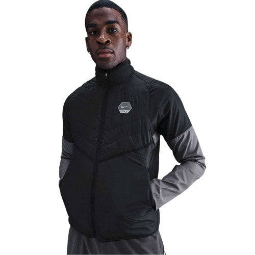 Front - Nike Mens City Side Quilted Gilet