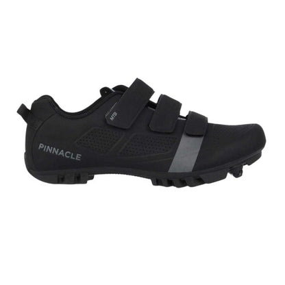 Front - Pinnacle Mens Maple MTB 61 Leather Cycling Shoes