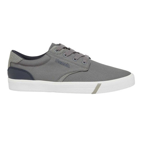 Front - Bench Mens Briscoe Canvas Flat Trainers