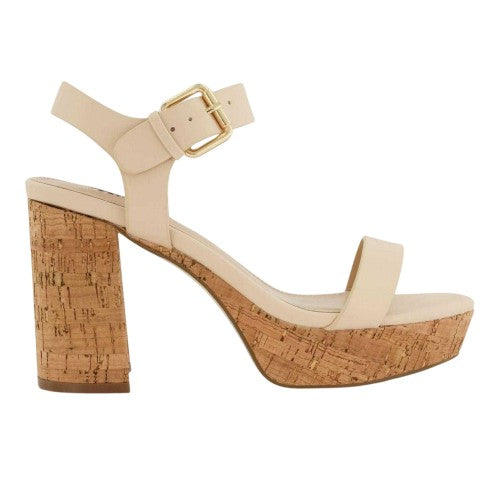 Front - Dune London Womens/Ladies Jarell Leather Platform Block Sandals