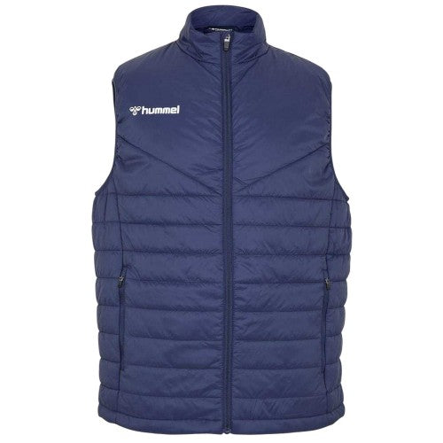 Front - Hummel Mens Quilted Logo Gilet