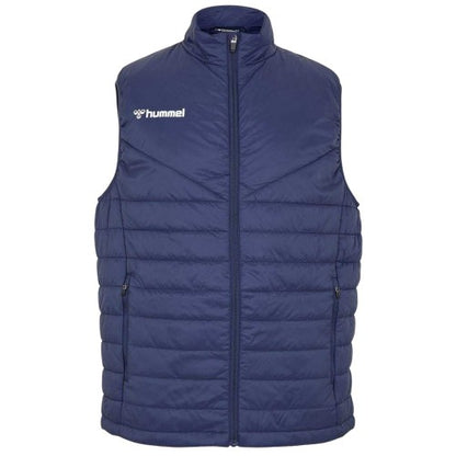 Front - Hummel Mens Quilted Logo Gilet