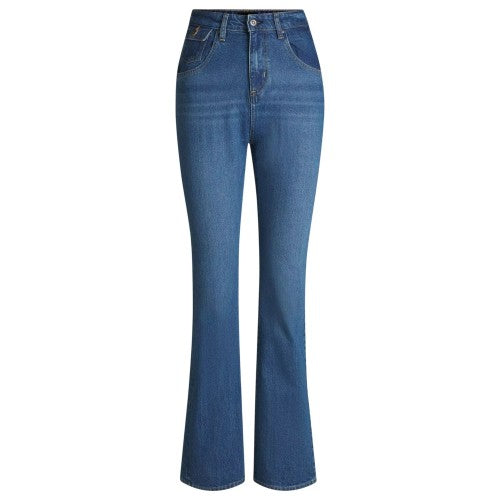 Front - Boss Womens/Ladies Lyris Denim 5 Pockets Slim Jeans