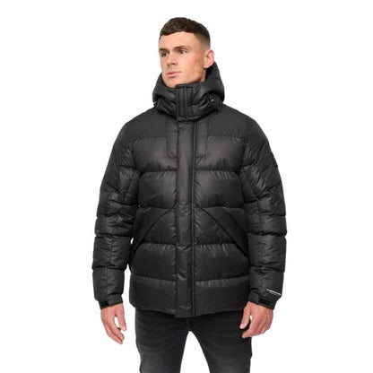 Front - Crosshatch Mens Polyester Quilted Jacket