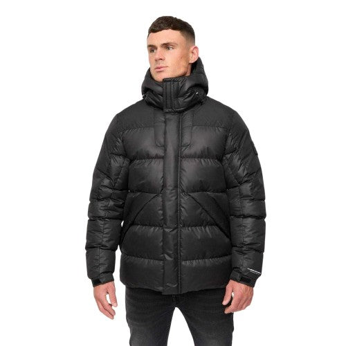 Front - Crosshatch Mens Polyester Quilted Jacket