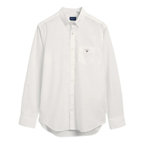Front - Gant Mens Broadcloth Regular Shirt
