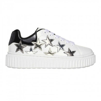 Front - Skechers Girls Hiridge Platform Trainers