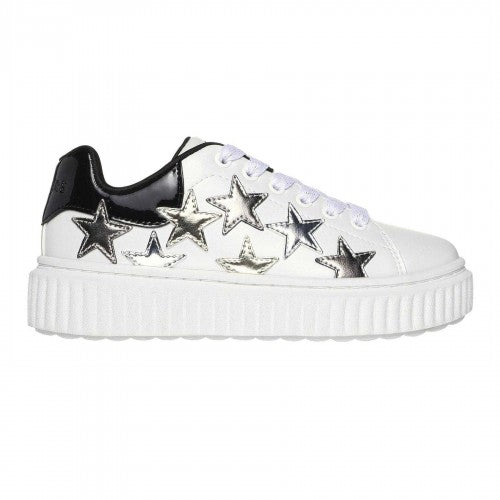 Front - Skechers Girls Hiridge Platform Trainers