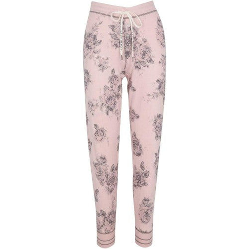 Front - PJ Salvage Womens/Ladies Roses Jogging Bottoms