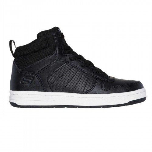 Front - Skechers Childrens/Kids Smith Street High Top Trainers