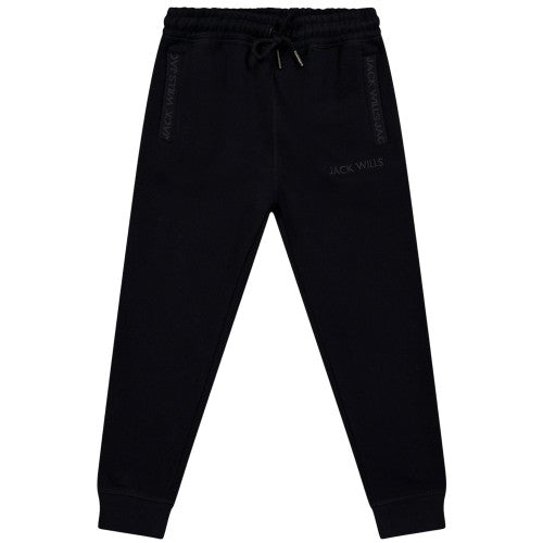 Front - Jack Wills Childrens/Kids Jacquard Slim Joggers