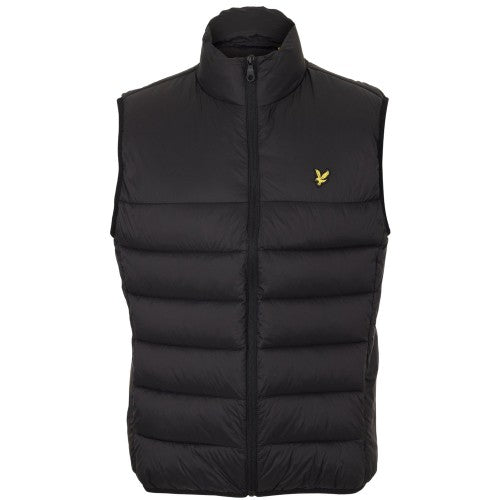 Front - Lyle & Scott Mens Logo Insulated Quilted Gilet