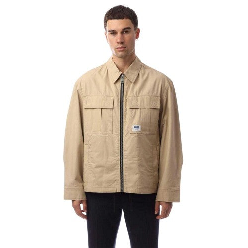Front - Hugo Mens Bino2511 Label Logo Jacket