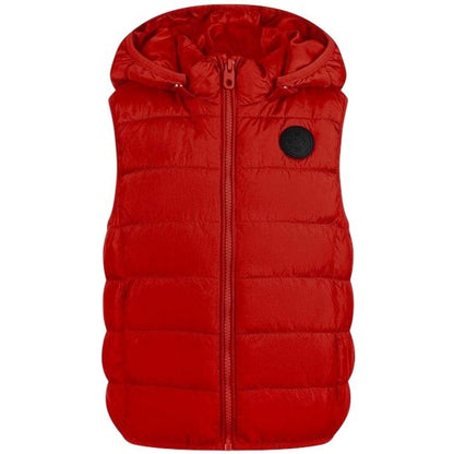 Front - Minoti Childrens/Kids Quilted Hooded Gilet