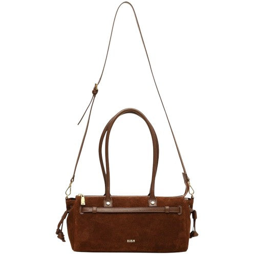 Front - Biba Baguette Leather Shoulder Bag