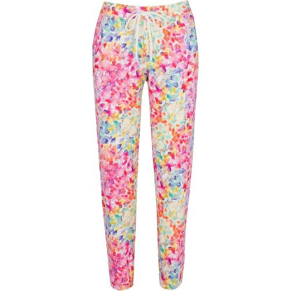 Front - PJ Salvage Womens/Ladies Watercolour Jogging Bottoms