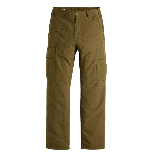 Front - Levis Mens Parachute Mid Rise Straight Leg Cargo Trousers