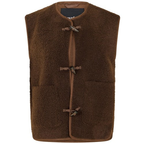 Front - Threadbare Womens/Ladies Itoje Borg Gilet