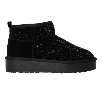 Front - Steve Madden Womens/Ladies Clydes Suede Platform Boots
