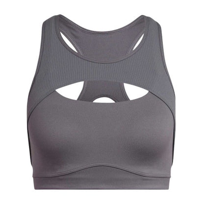 Front - Adidas Womens/Ladies CoreFlow Studio Medium Support Sports Bra
