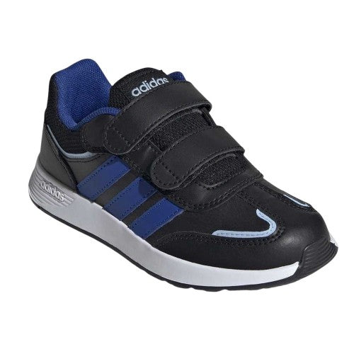 Front - Adidas Childrens/Kids Tensaur Switch Hook and Loop Trainers