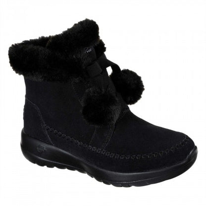 Front - Skechers Womens/Ladies On The Go Joy Leather Ankle Boots