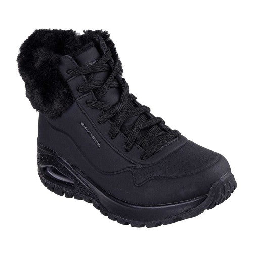 Front - Skechers Womens/Ladies Uno Rugged Waterproof Ankle Boots