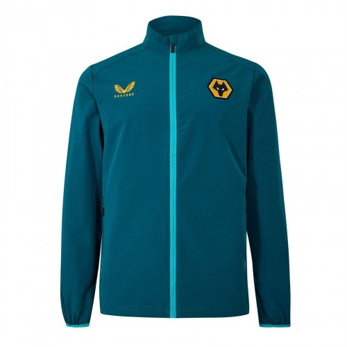 Front - Castore Mens Wolverhampton Wanderers FC Anorak